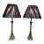Modernist Polished Chrome Hour Glass Sectional Lamps - a Pair For Sale