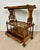 Victorian Walnut Canterbury Magazine Rack with Tray Top, 1930 For Sale - Image 6 of 11