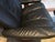 Mid-Century Modern Ekornes Stressless Black Leather Recliner and Ottoman With Wood Base For Sale - Image 3 of 13