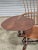 Late 20th Century Windsor Style Desk Fan Back Writing Arm High Back Chair Bench Made Ohio For Sale - Image 4 of 11