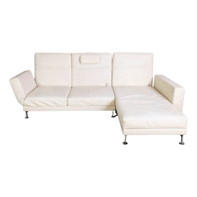 Moule Corner Sofa in Leather from Brühl For Sale