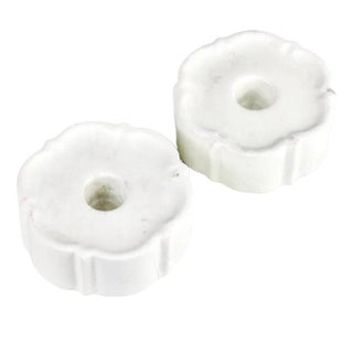 Ceramic Candleholders by Wilhelm Kåge for Carrara, Set of 2 For Sale