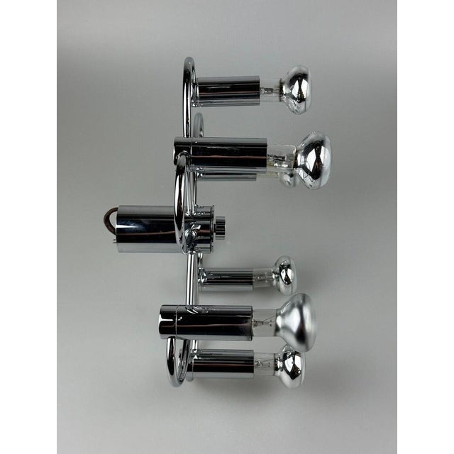 Vintage Sputnik Wall Lamp from Cosack Lights Chromium, 1970s For Sale - Image 4 of 18