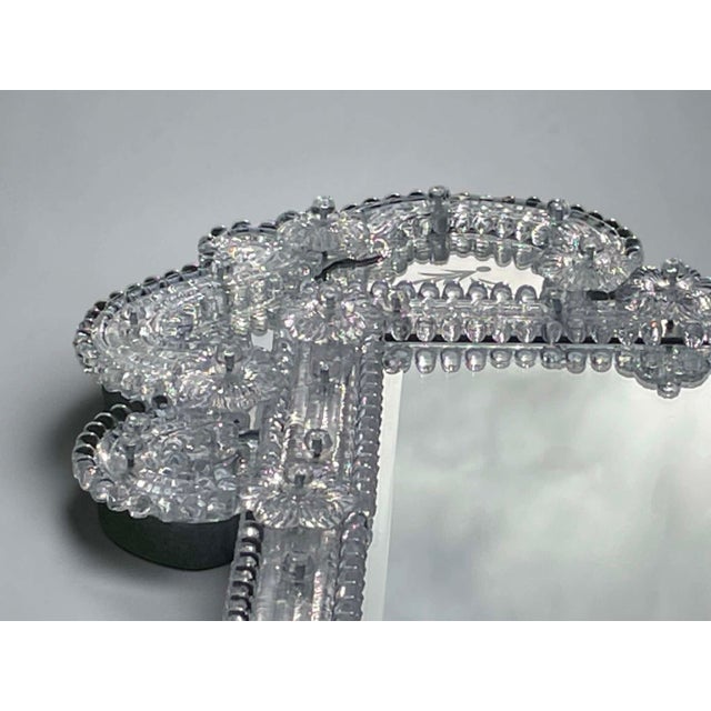 Vintage Venetian Mirror in the Style of Murano For Sale - Image 9 of 12