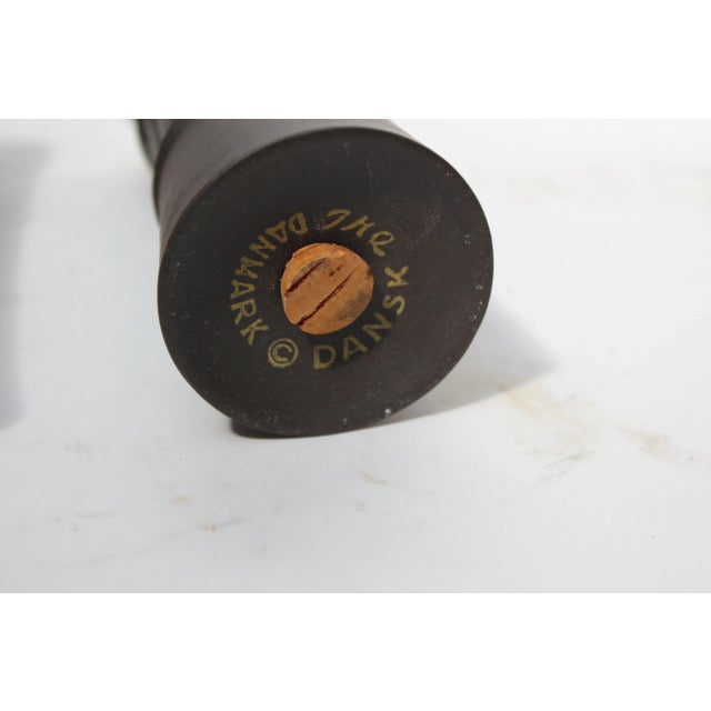 Early Jens Quistgaard for Dansk Flamestone Salt and Pepper Shakers For Sale - Image 10 of 12