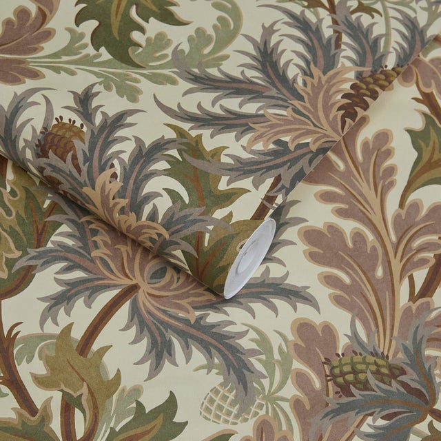 Not Yet Made - Made To Order House Of Hackney Aquifolia Wallpaper - Ecru For Sale - Image 5 of 8