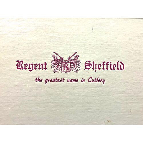 Regent Vintage Sheffield Stainless Cutlery Set, S/6 For Sale - Image 4 of 5