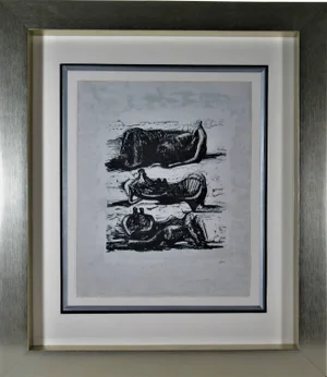 Henry Moore, Three Reclining Figures, 1976