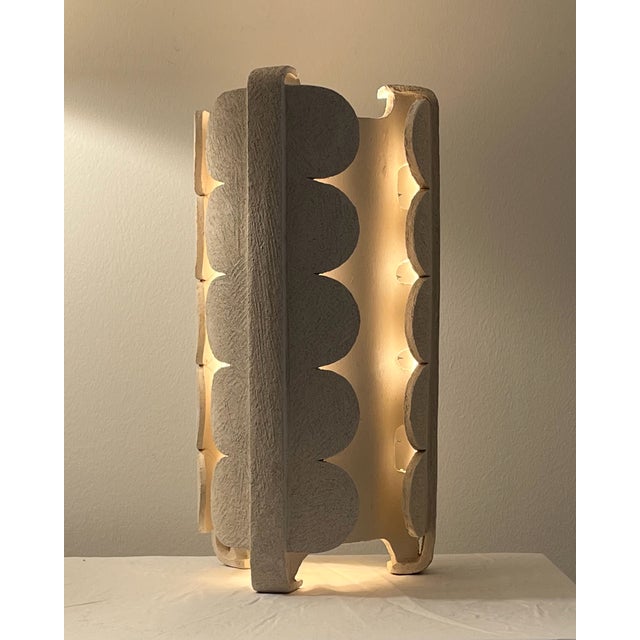 My Stone Flower II Ceramic Table Lamp by Katia Langeard For Sale - Image 4 of 6
