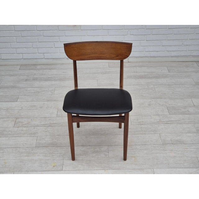 Danish Dining Chairs in Teak Wood, 1960s, Set of 5 For Sale - Image 6 of 18