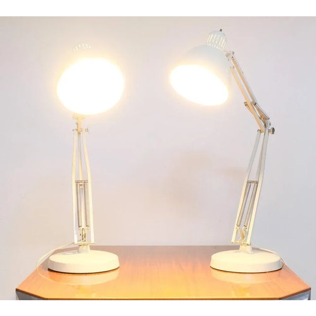 Vintage Table Lamps from Luxo, Set of 2, in Very Good conditions. Designed 1950 to 1959 European Plug (up to 250V).The...