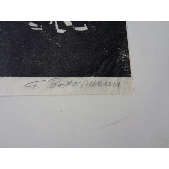 Gerhart Bettermann, 2 Cats, 1980s, Woodcut For Sale - Image 12 of 15