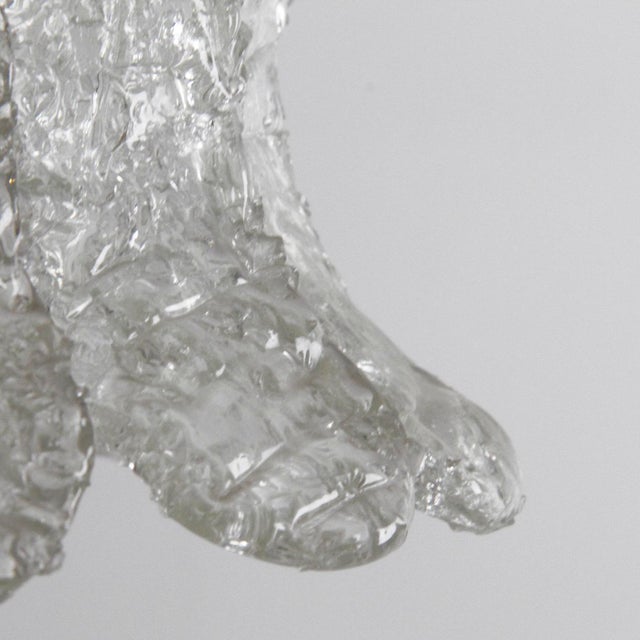 Metal Vintage Murano Glass Chandelier, 1970s For Sale - Image 7 of 12