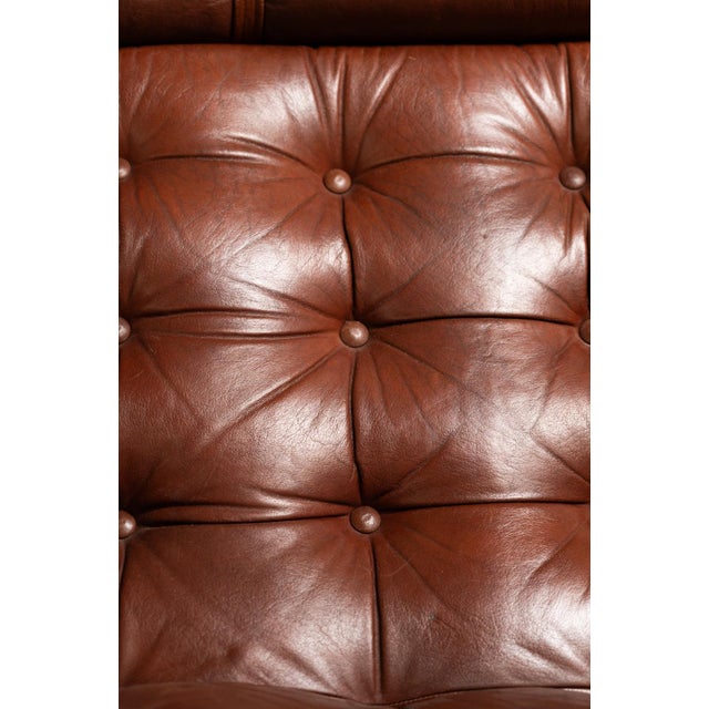 Leather and Chromed Steel Lounge Chair, Sweden, 1960s For Sale - Image 10 of 11