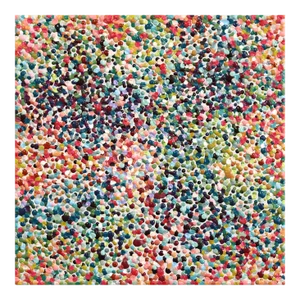 Colorful Droplet Artwork "So Lucky to Find You" Original by Kimberly Blackstock