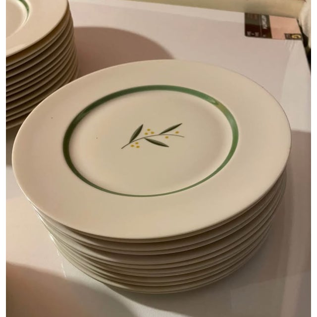 Rare Set of 1940s Franciscan China in Westwood Pattern For Sale - Image 6 of 10