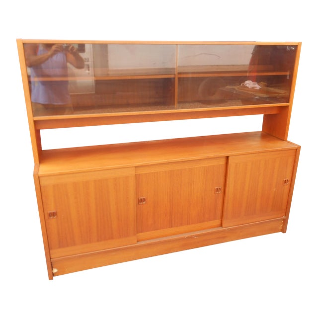 Mid-Century Danish Modern Teak Credenza | Chairish