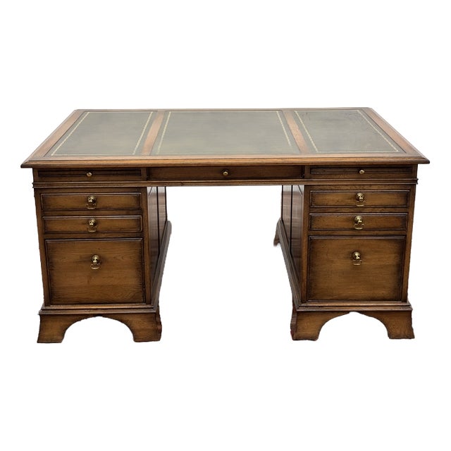 Classic English Chesterfield Desk from RAC For Sale
