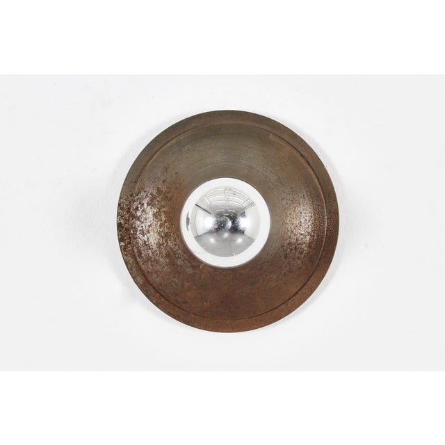 Mid-Century Modern Italian Turned Bronze Wall Lamps, 1960s, Set of 2 For Sale - Image 3 of 18