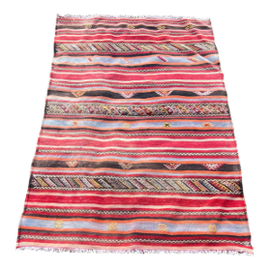 Turkish Vintage Striped Kilim