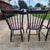 2001 Hitchcock Harvest Stenciled Faux Bamboo Cherry Windsor Dining Chairs, Set of 4 For Sale - Image 11 of 15