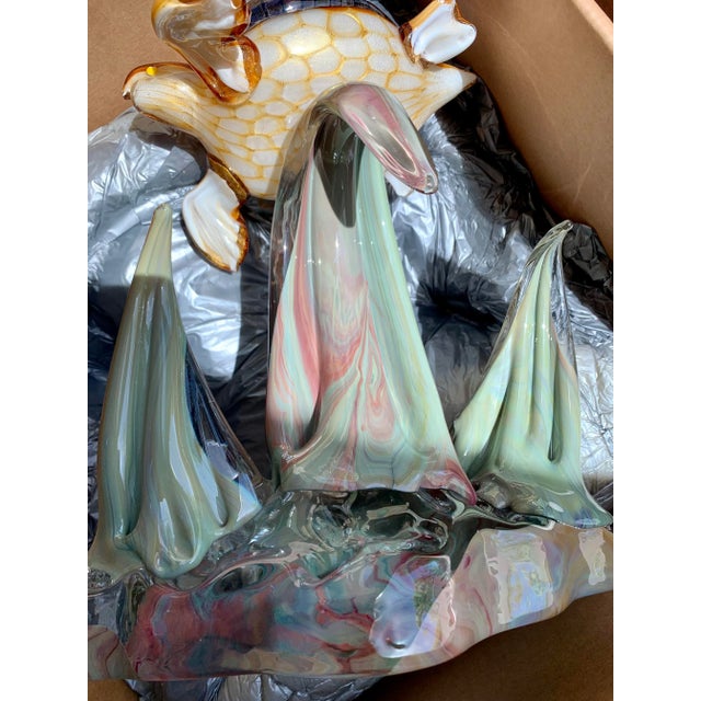 Sea Turtle Murano Glass Sculpture by Adriano Dalla Valentina For Sale - Image 10 of 13