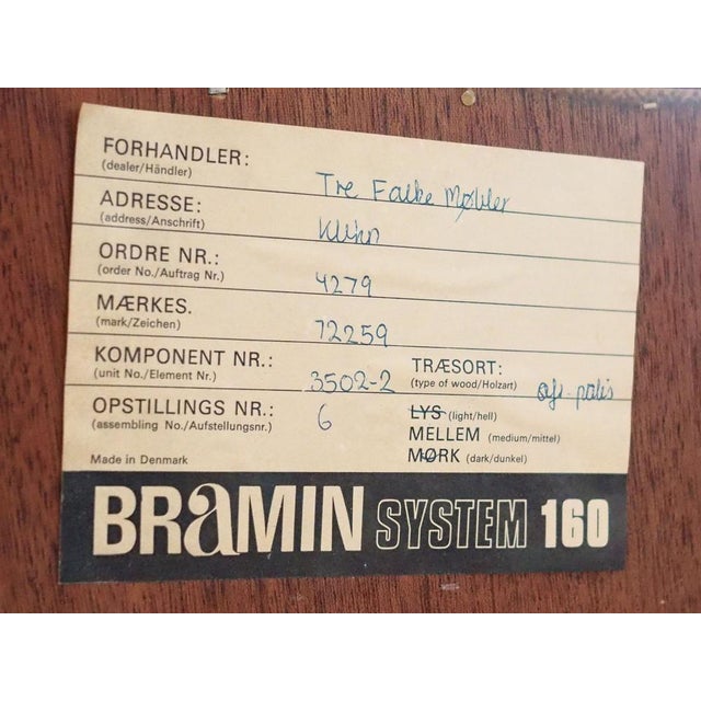 Danish Mahogany Bookcase from Bramin, 1970s For Sale - Image 13 of 14