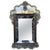 Glass 18th Century Crest Top Venetian Rectangular Mirror, Handmade and Hand Silvered For Sale - Image 7 of 8