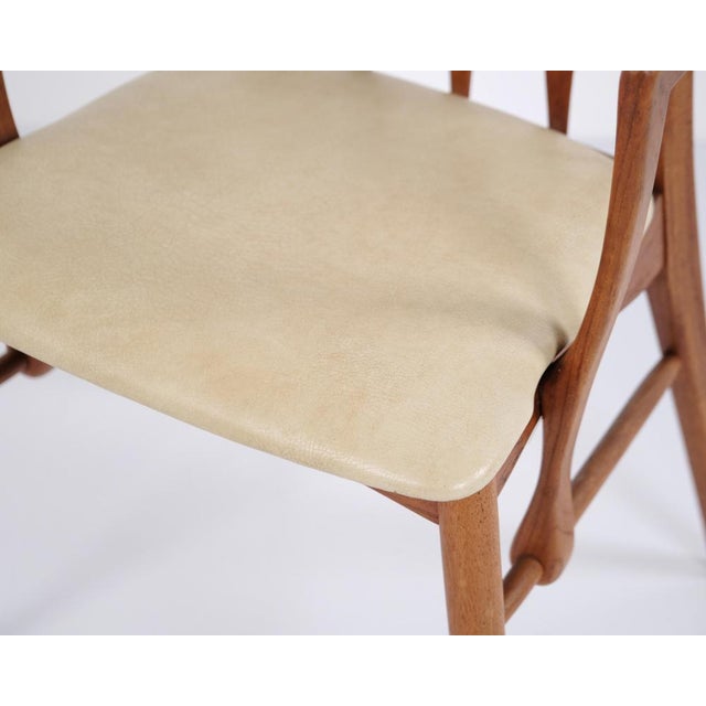 Eva Dining Chairs with Armchairs by Niels Koefoed, 1960s, Set of 8 For Sale - Image 10 of 15