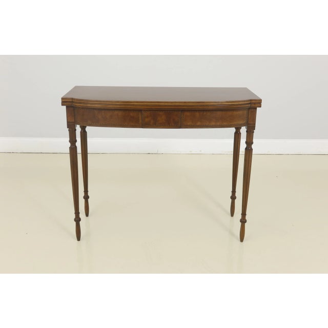 Kittinger Cw318 Sheraton Mahogany Games Table Chairish