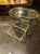Vintage French Gilt Brass Bar Cart For Sale In Dallas - Image 6 of 7