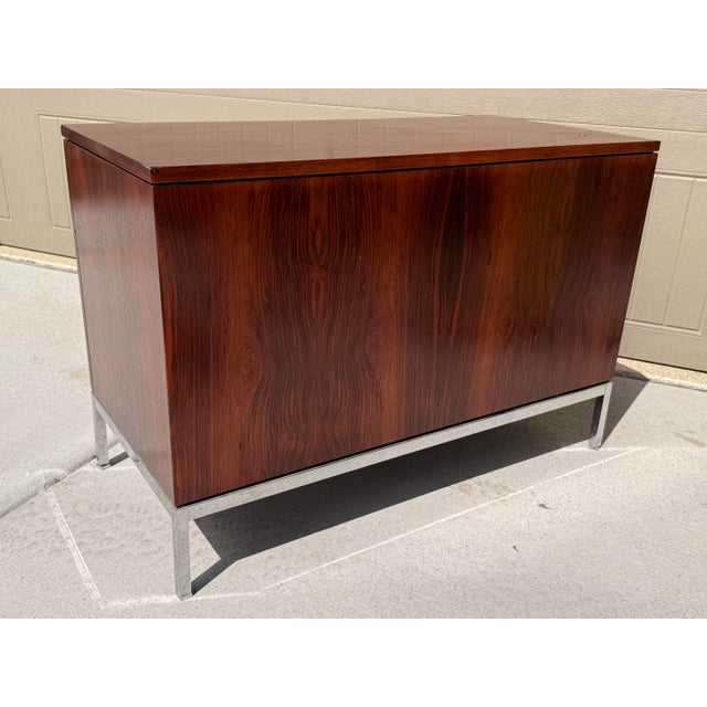 Knoll Rosewood Cabinet For Sale - Image 10 of 11