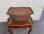 French Provincial Early 20th Century French Provincial Style Two Tier Brass Kingwood Inlaid Occasional Table. For Sale - Image 3 of 10