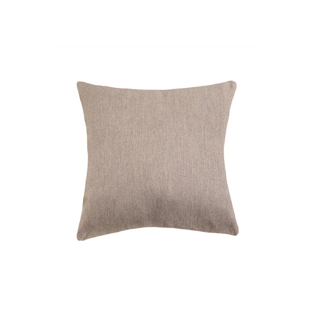 Plastic Luxe Essential 20x20 Mocha Brown Indoor Outdoor Pillow For Sale - Image 7 of 7