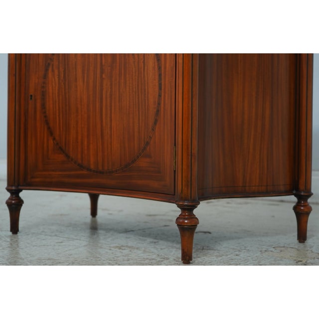 Maitland Smith Adams Style Satinwood Console Cabinet For Sale - Image 17 of 18