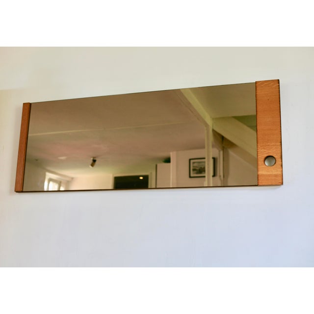 1970s Large Smoked Mirror with Asymmetrical Frame, 1970s For Sale - Image 5 of 16