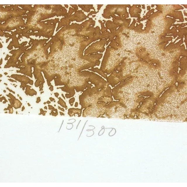 Rock Garden I" by Paula Crane Hand Signed, Titled and Numbered by the artist "Rock Garden I" unframed Limited Edition...