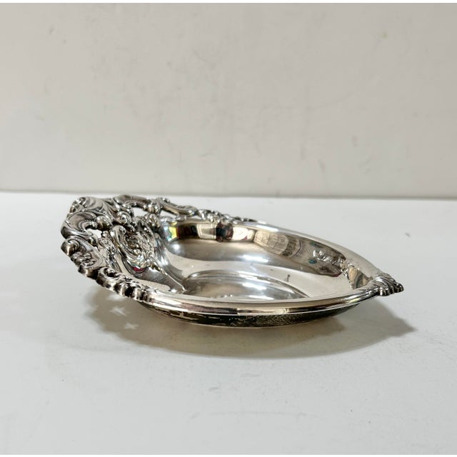 Vintage Ornate Silverplate Heart Trinket Dish – Wallace For Sale In Louisville - Image 6 of 10
