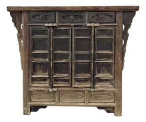 17th Century Elm Cabinet