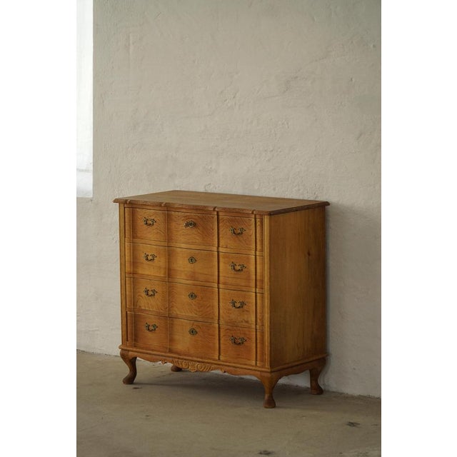 Mid-Century Modern Danish Chest of Drawers in Oak by Henning Kjærnulf, 1960s For Sale - Image 3 of 18