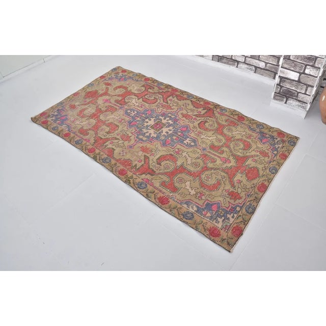 1950s Boheşan Vintage Kurdish Carpet For Sale - Image 5 of 11