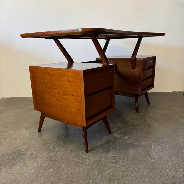 Vintage Scandinavian Desk, 1950s For Sale - Image 6 of 12