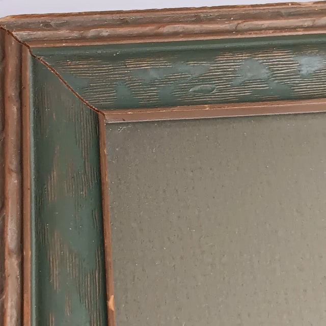 Antique 1919 Vintage Landscape Watercolor Painting House Barn Dirt Road, Framed For Sale - Image 12 of 12