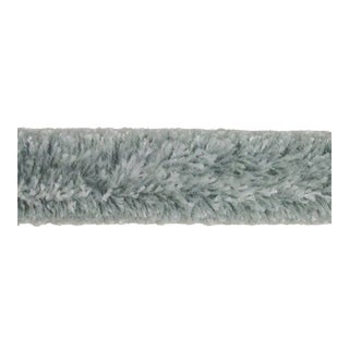Schumacher x Neisha Crosland Tuft Braid Tape in Egg Blue For Sale