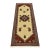 Fine Kashmar Runner 2’8” X 6’6” Ivory Wool Traditional Hand-Knotted Rug For Sale