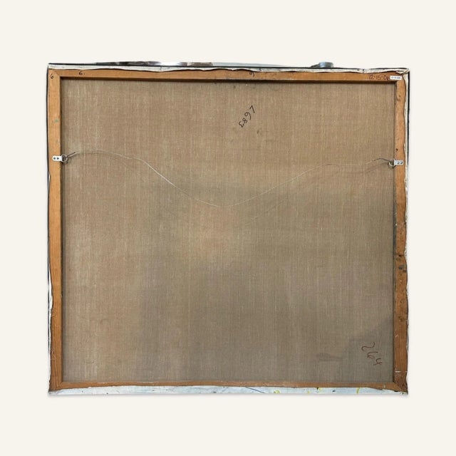 1980s Jason Berger, Untitled (The Garden of Estombar,) Oil on Canvas, Circa 1989 For Sale - Image 5 of 5