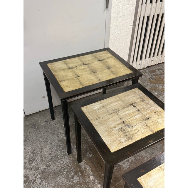 2010s Neiman Marcus Nesting Tables, Set of Three For Sale - Image 5 of 10