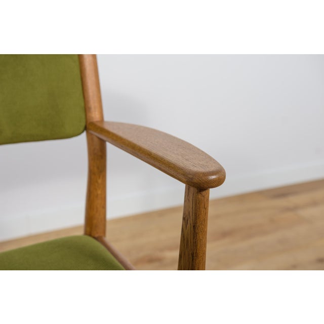 Mid-Century Oak Dining Chairs Model J62 by Poul M. Volther for FDB Mobler, Denmark, 1960s, Set of 4 For Sale - Image 16 of 18