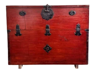 Rare Antique Korean Bandaji Chest South Jolla Joseon Dynasty