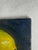Vintage Traditional Dutch Sill Life ‘Lemon’ Small Original Oil Painting in Ink Blue, Yellow, Dark Green For Sale - Image 9 of 11